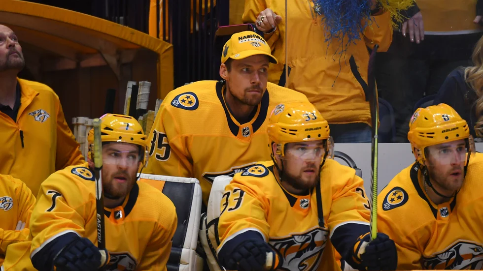 Nashvilles Viktor Arvidsson är långtidsskadad. 