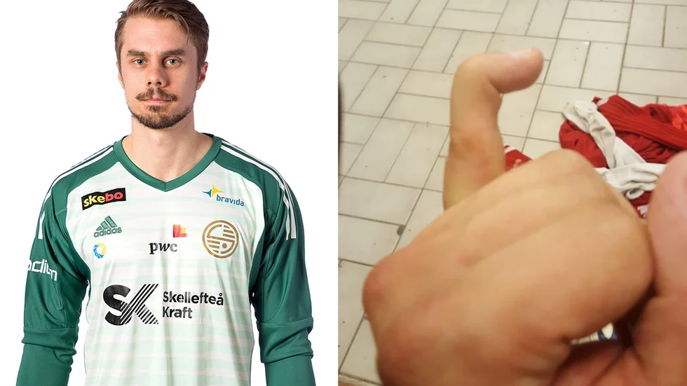 FF:s målvakt Erik Lundgren skadade sig i matchen mot Sollentuna.