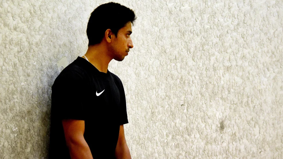 Zeeshan Khan är i Skellefteå för att ta nästa steg i squashkarriären. 