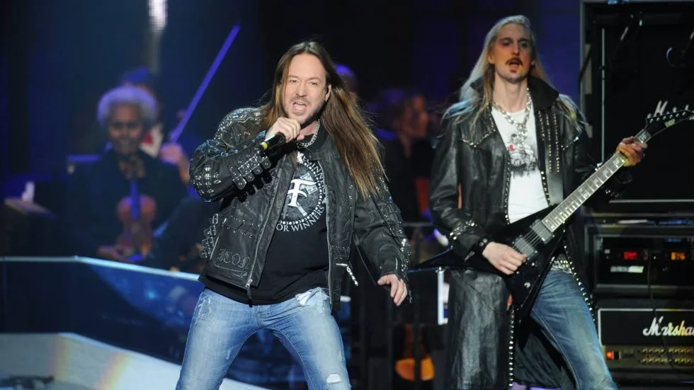 Svensk metal. Hammerfall för några år sedan.