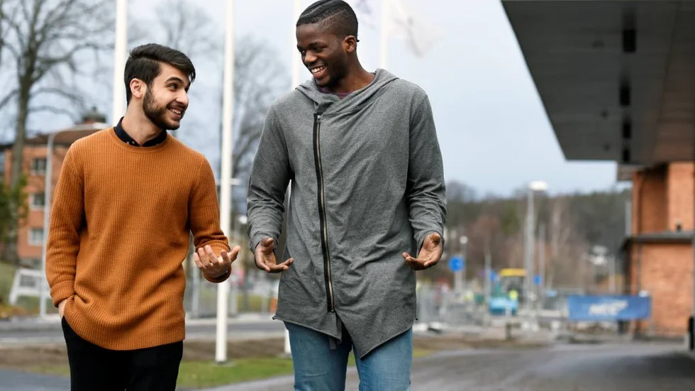 Shanga Aziz och Rogerio Silva kan vara på väg mot SM-guld. Ikväll avgörs det på Stockholmsmässan.