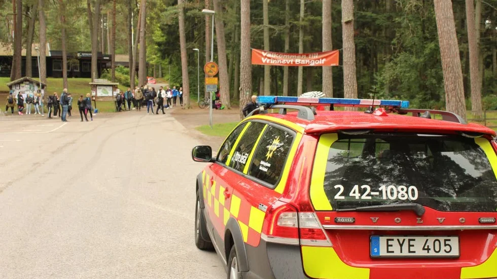Vrinneviskogen. Eleverna gjorde en makaber upptäckt på fredagen.