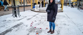 Ljusmanifestation: "Vi jobbar för att synliggöra våldet"