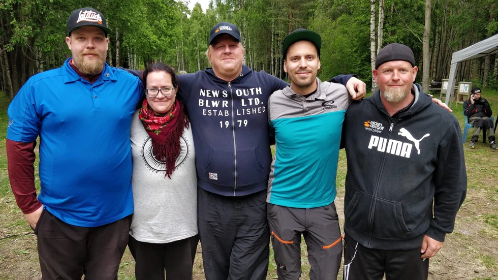 Teemu Mutikainen, Emelie Åström, Mattias Jönsson, Johannes Högberg och Jimmie Dahl. 