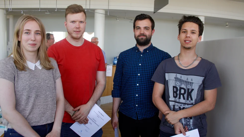 Malin Toumas, Gustav Möjegård, Jonas Kylén och Nicholas Pålsson ska i sommar arbeta hos Tar Valley.