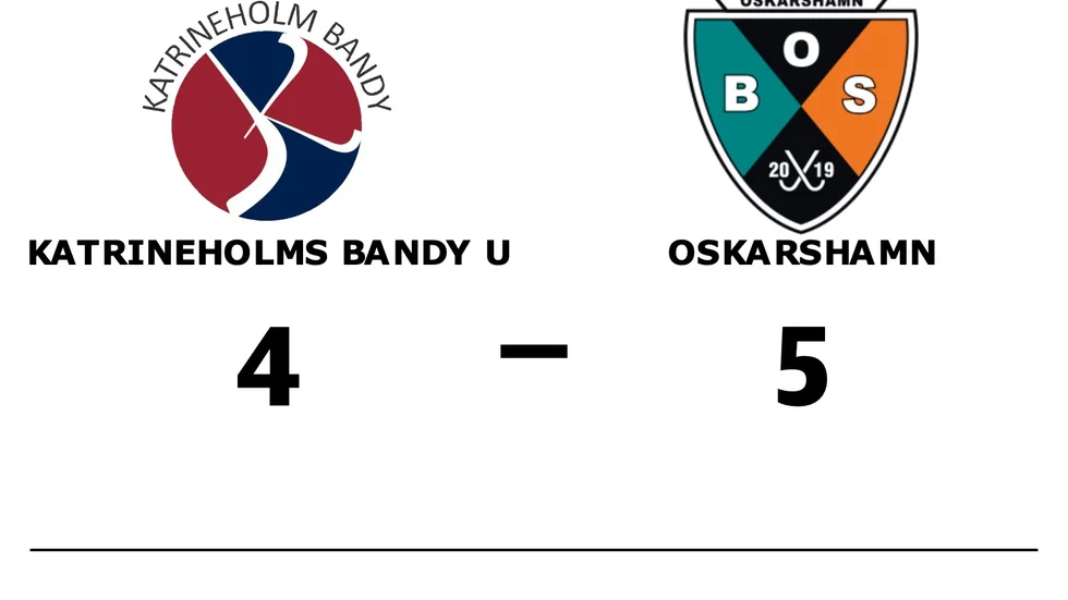 Katrineholm Bandy U förlorade mot Oskarshamns BS