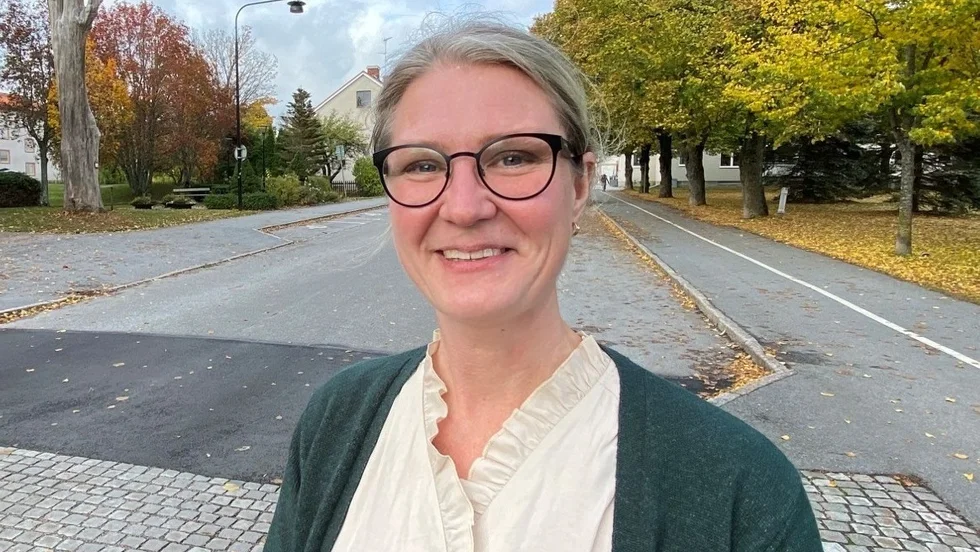Sara Sjödal (C) är finanskommunalråd i Tierps kommun.