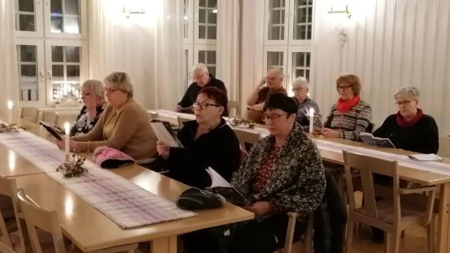 Sången klingar ut i Kyrkans hus i pajala.