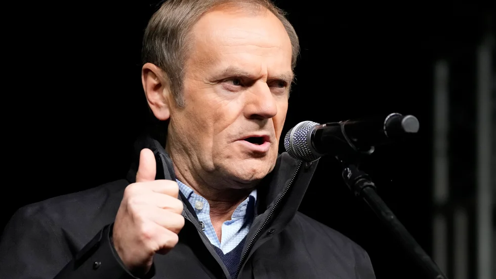 EU:s tidigare rådsordförande Donald Tusk, numera ledare för det polska oppositionspartiet Medborgarplattformen. Arkivbild.