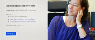 Vingåkers kommuns hemsida låg nere: "Det var inte ryssen"