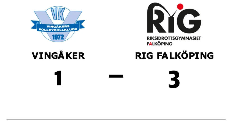 Vingåker förlorade mot RIG Falköping
