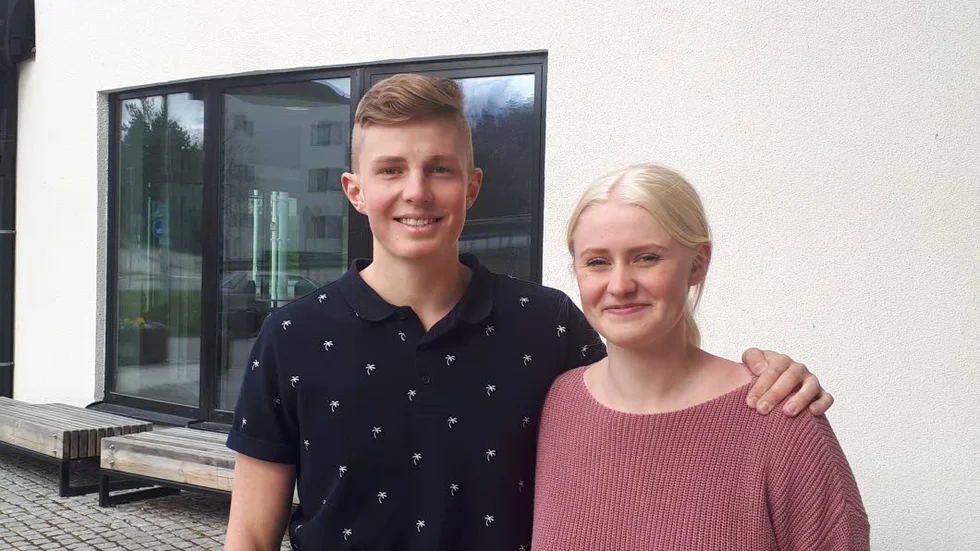Tim Bergenbrant och Lovisa Andersson har studerat på "Curtan" i tre år. Produktionsteknik och industrier ligger dem båda varmt om hjärtat.