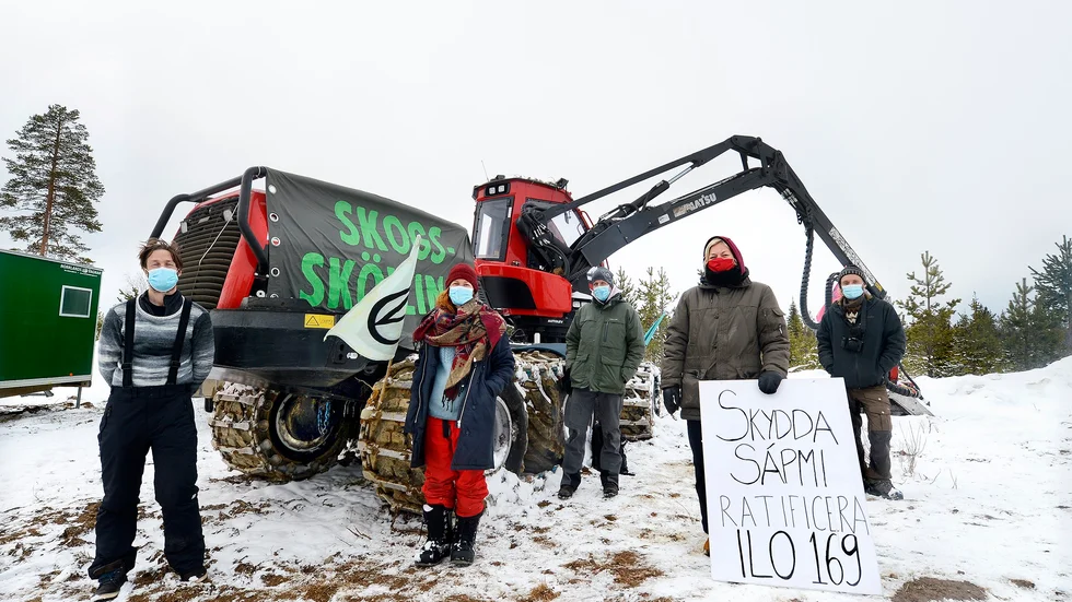 Skogsaktivismen är ny i länet och skapar oro, enligt Sveaskog.