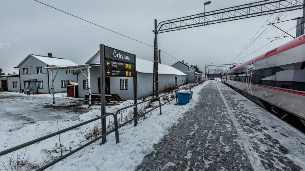 Dödsolyckan skedde vid tågstationen.