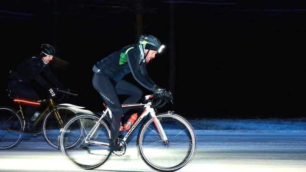 Oskar Sundblad, Vätternrundans vd, åkte 31,5 mil på cykel i Winter challenge. "Jobbigt från första metern, men härlig upplevelse", säger han.