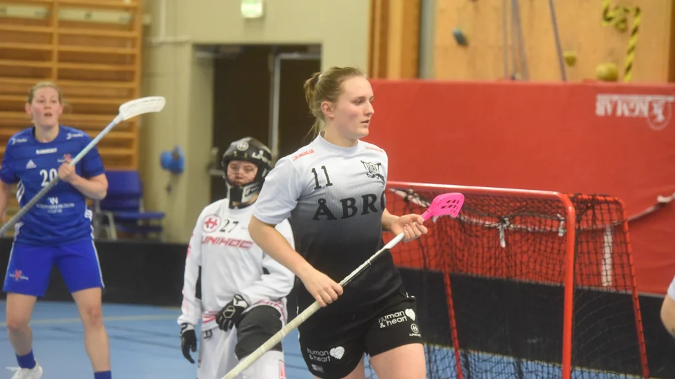 Emma Sjökvist och Vimmerby IBK fick göra bokslut för innebandysäsongen med en hemmaseger.