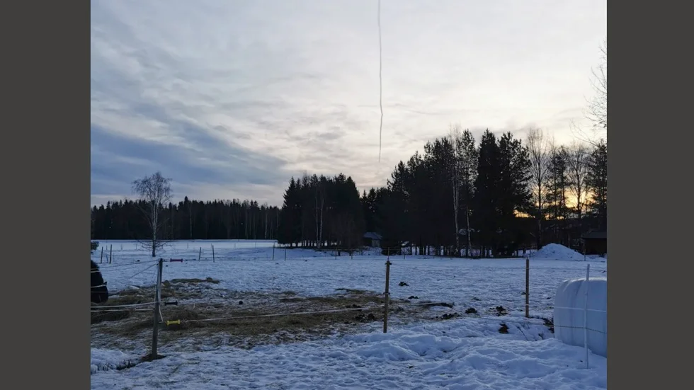 Fenomen i himlen ovanför Lund, Skellefteå. 