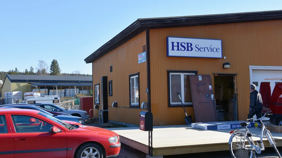 Inbrottsförsöket skedde på HSB:s lokal på Maskinvägen i Skellefteå. Foto: Jonas Nilsson