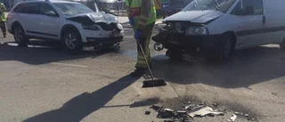 Trafikolycka på Burträskvägen