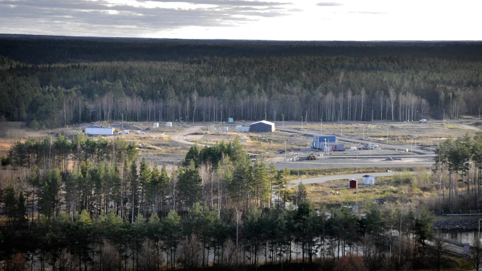 Här ska slutförvaret i Forsmark byggas.