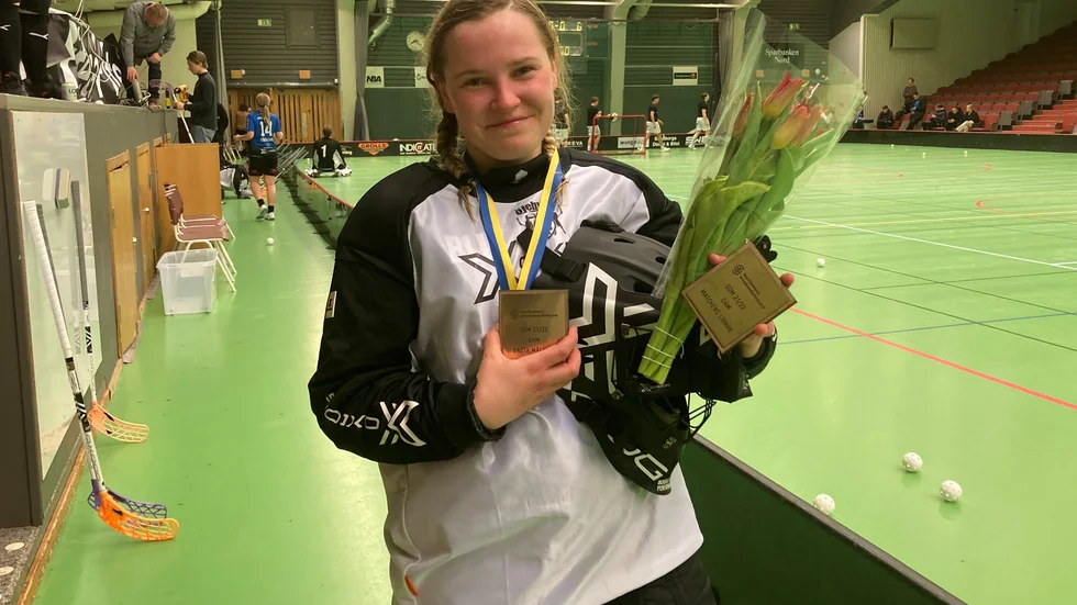 Melina Harjuniemi utsågs till DM-finalens bästa spelare.