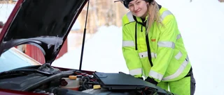 Therese trivs i dansskor och blåställ: ”Ju skitigare och fulare bilar desto bättre”
