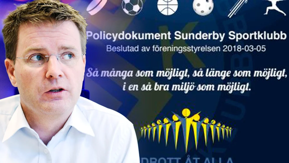  Jörgen Ericsson är styrelseordförande i Sunderby SK och menar att den väg som föreningen går i och med satsningen på J18 är den enda vägen att gå.     