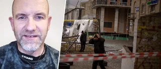 Christer från Skråmträsk befinner sig mitt i krigets Ukraina: ”Vi hörde tydligt hur bomberna föll”