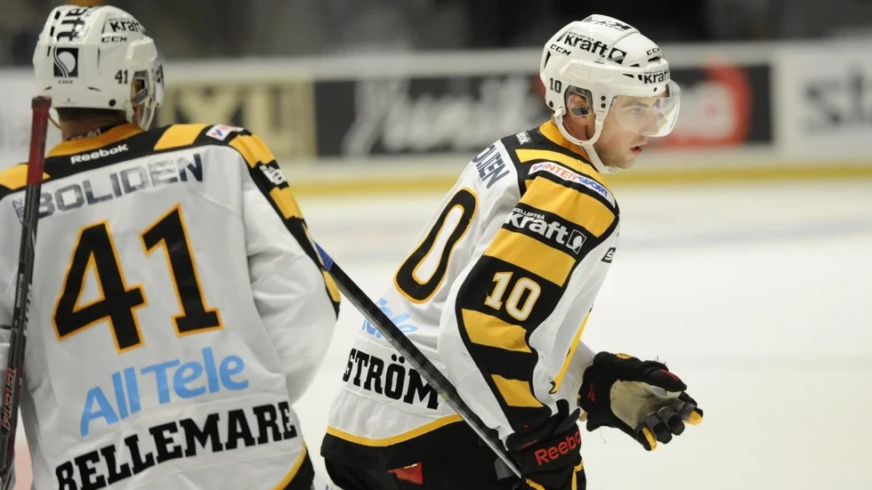 Joakim Lindström nätade två gånger om mot AIK under lördagskvällen. Foto: TT