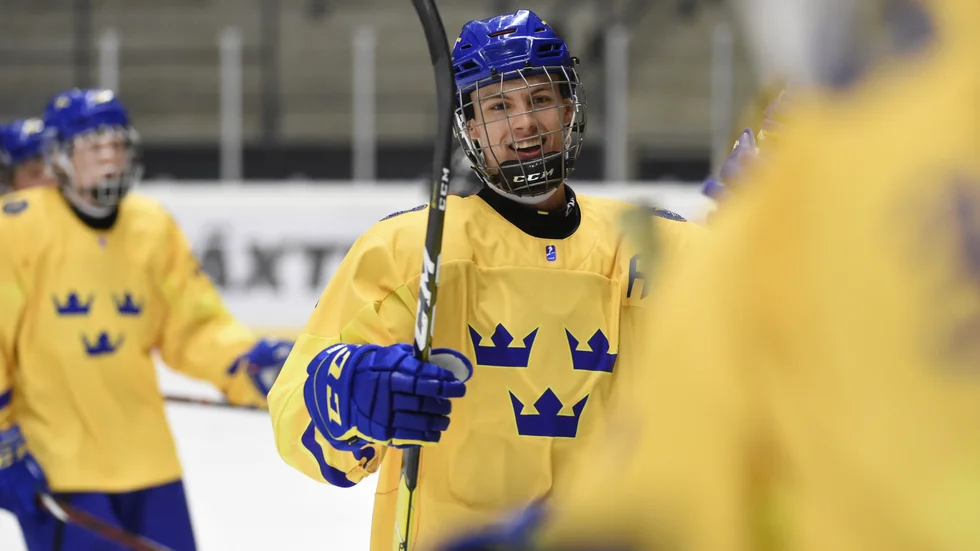 På väg till AIK – från AIK. Philip Broberg, 17 år, är enligt uppgifter på ingång till Skellefteå AIK. Han var med och vann JVM-guld för 18-åringar och är en stor talang.