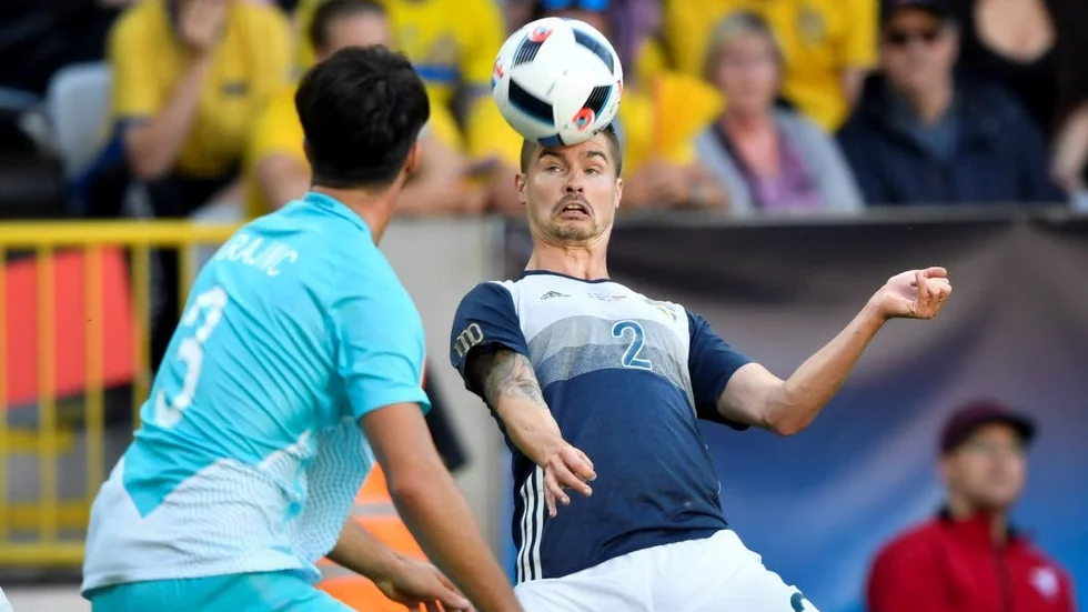 Olustigt. Sverige och Mikael Lustig hade svårt att övertyga mot Slovenien.