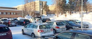 Förtvivlad jakt efter ledig p-plats