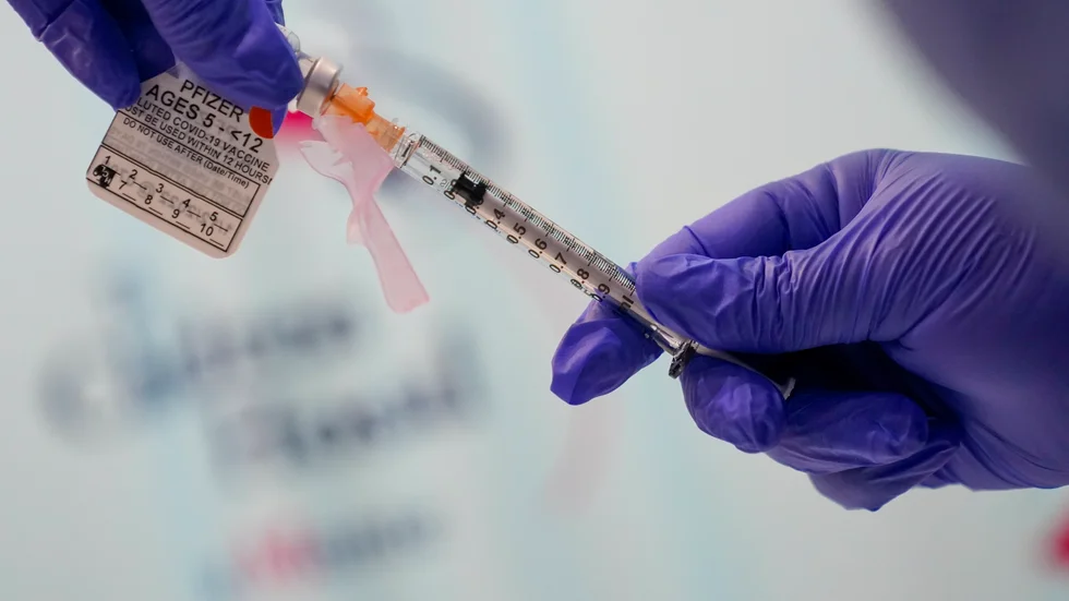 Bill de Blasio, borgmästare i New York, vill att fler vaccinerar sig. Arkivbild.