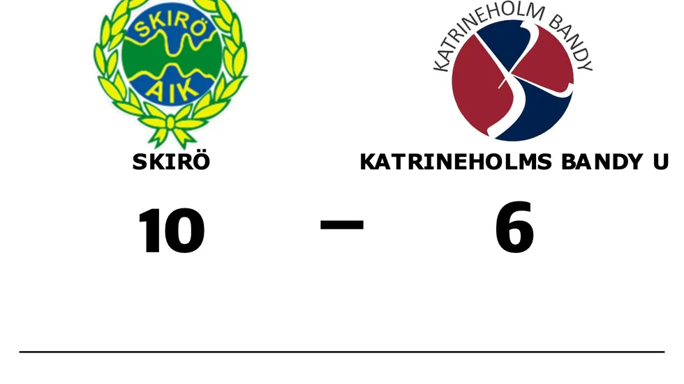 Skirö AIK vann mot Katrineholm Bandy U