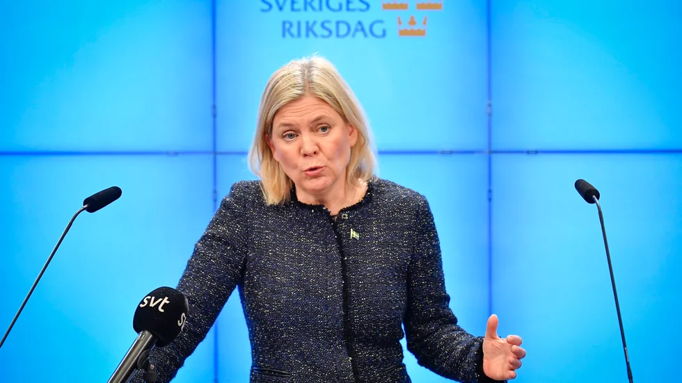 Statsminister Magdalena Andersson (S). Arkivbild
