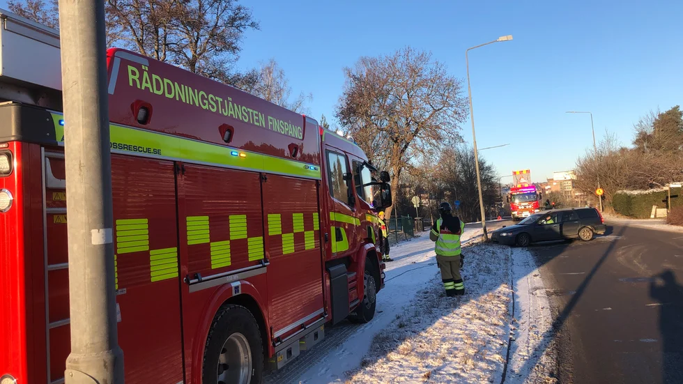 En singelolycka inträffade i Finspång under måndagen.
