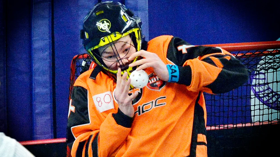 Bra målvakt. Hampus Brandt var tät i målet.