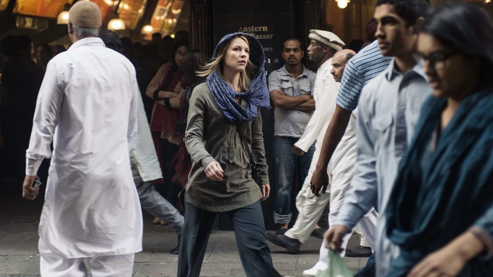 This photo released by Showtime shows Claire Danes as Carrie Mathison in "Homeland," Season 4, filmed in South Africa. Last week, Homeland showrunner Alex Gansa told journalists, We spent about two weeks seriously considering the possibility of setting the show in Israel this season. And all I can tell you is Im very happy that we didnt."  (AP Photo/Showtime, Joe Alblas)