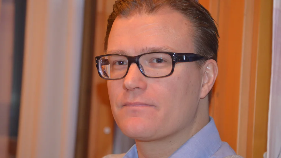 Ny kommunstyrelseledamot. Andreas Nouttaniemi som värnar om vården.
