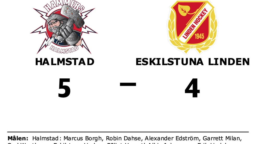 Halmstad Hammers HF vann mot Eskilstuna Linden Hockey