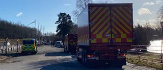 Larm om trafikolycka vid Hjortenbaden • Trafiken har öppnats igen