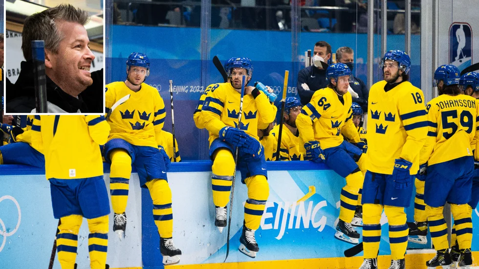 Den Luleåfödde Mikael Lundström jobbar för Skellefteå AIK i vanliga fall men är nu materialförvaltare på OS med Tre Kronor.