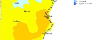 Skönt med värme – men risk för skogsbrand