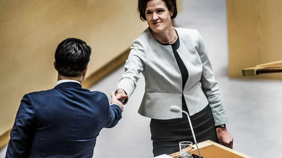 Skribenten varnar för att samarbete mellan Alliansen och Sverigedemokraterna. Foto: Lars Pehrson/SvD/TT.