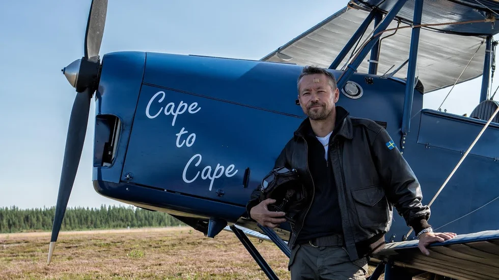Cape to cape. Från Nordkap till Sydkap går äventyret för Johan Wiklund. Foto: Stefan Sundqvist.
