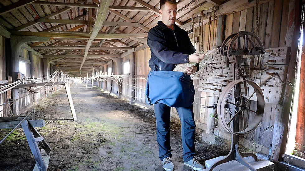 Ärofyllt uppdrag. I dessa lokaler vävdes det metergrova repet till det finska skeppet, Jacobstads Wapen. Foto: Ulf Johansson.