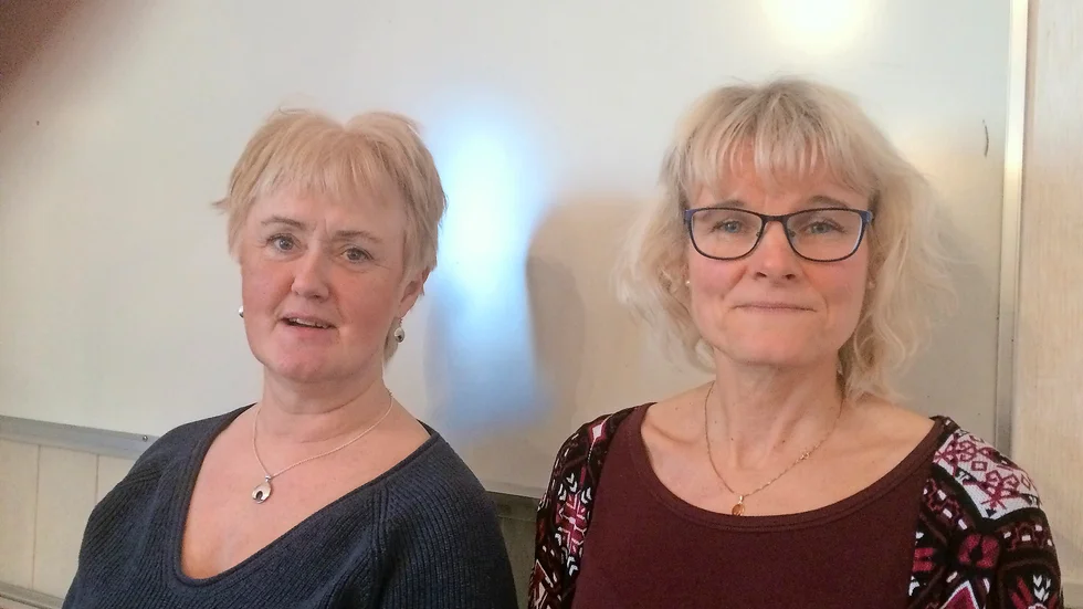 Förordar träning. Berit Ålstig, inkontinenssköterska, och Eira Olofsson, länssamordnare i Umeå.