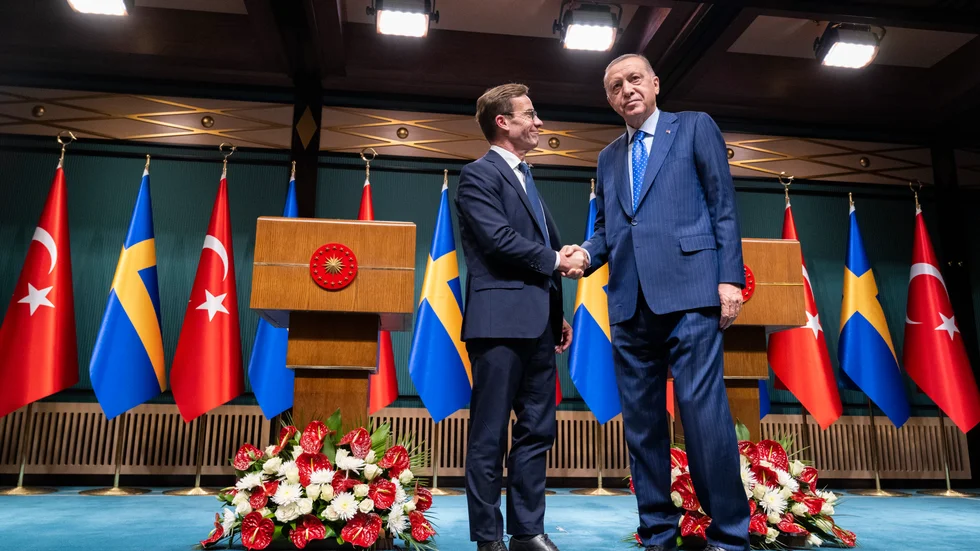 Ulf Kristersson och Turkiets Erdogan