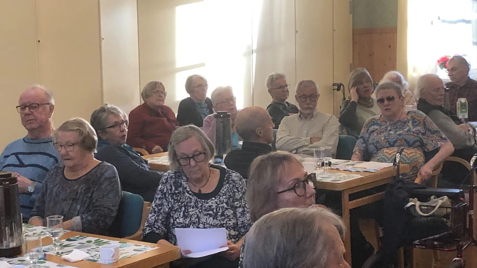 Ett 50-tal medlemmar närvarade vid höstmötet.