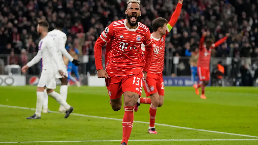 Eric Maxim Choupo-Moting sköt sitt Bayern München vidare i Champions League.